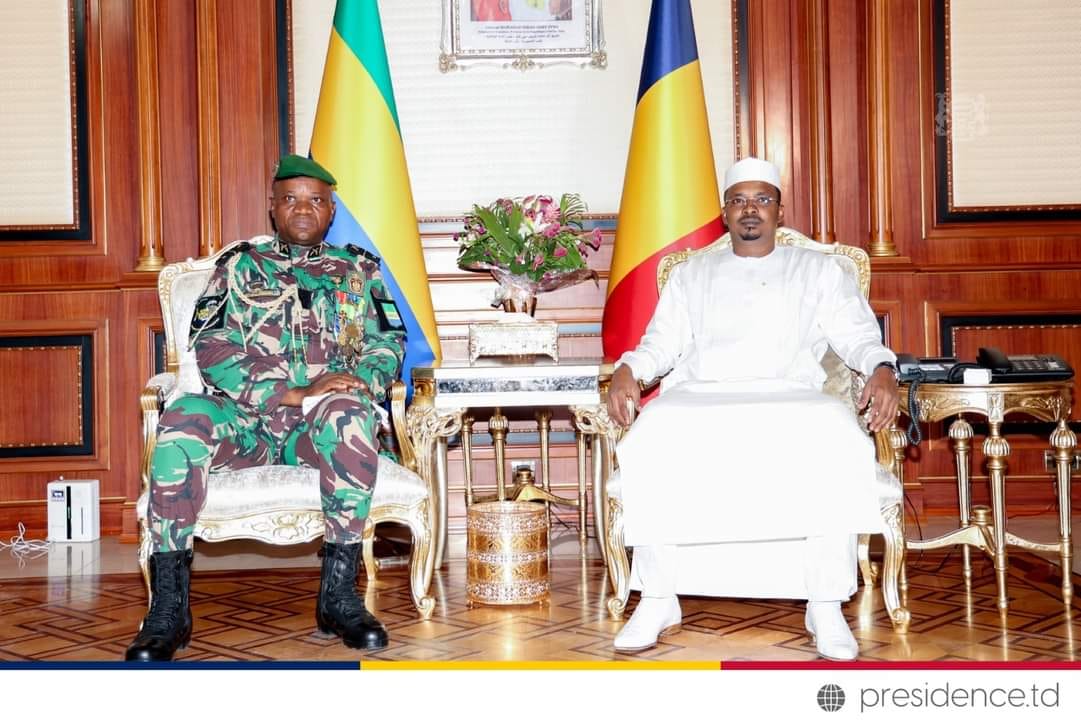 Le président Brice Clotaire Oligui Nguema et son homologue le Général